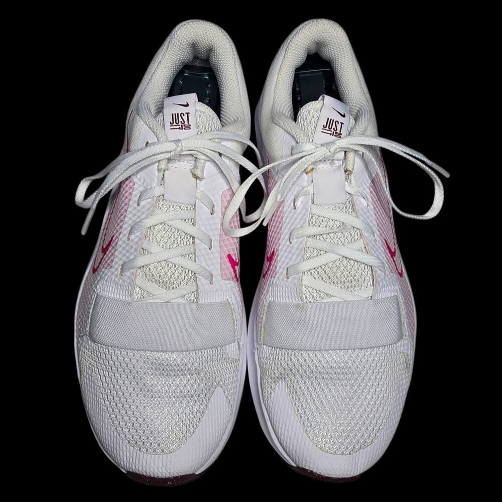 Nike Women's MC Trainer 2 Workout Shoes White/Pink, Size 9.5